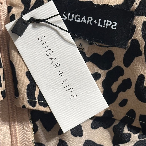 NWT - Sugarlips leopard print bodycon dress.  Size small. - Picture 6 of 8